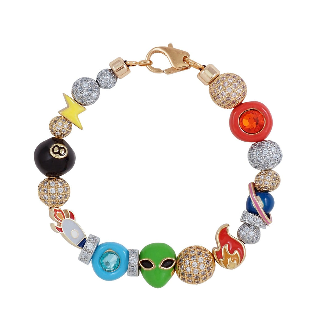 Swarovski Crystal Multi-color Beaded Bracelet Gorgeous -   Beaded  bracelets, Swarovski crystal bracelet, Swarovski bracelet diy