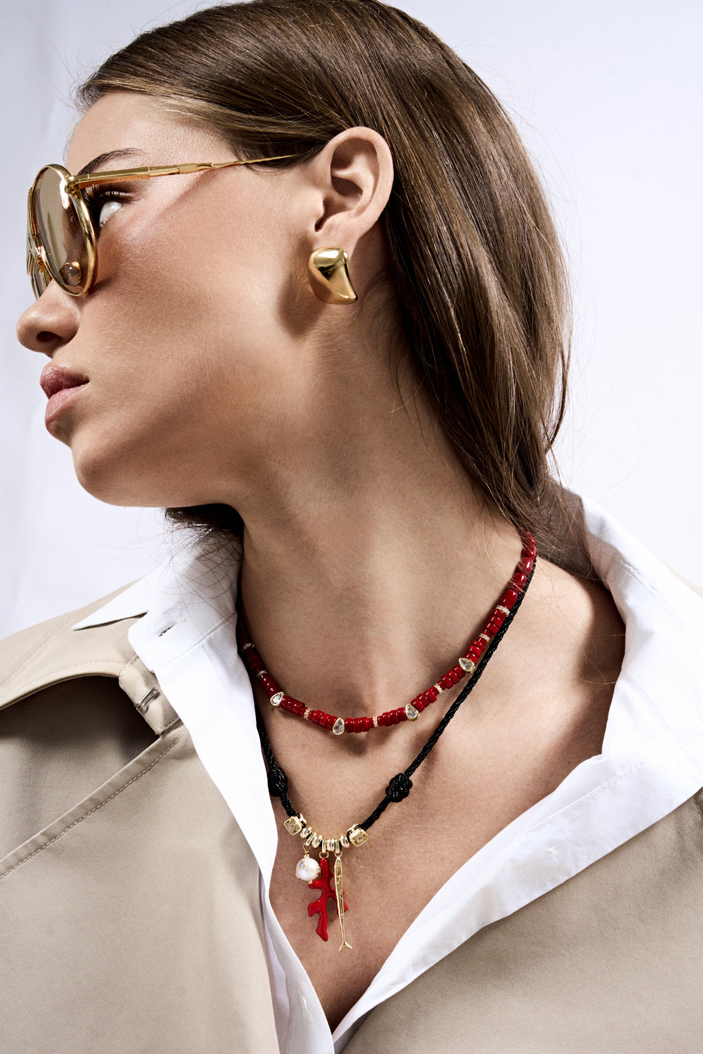 マルタンマルジェラ  コラボ Hair look necklace Sardina Wrap Necklace – Joolz by Martha Calvo