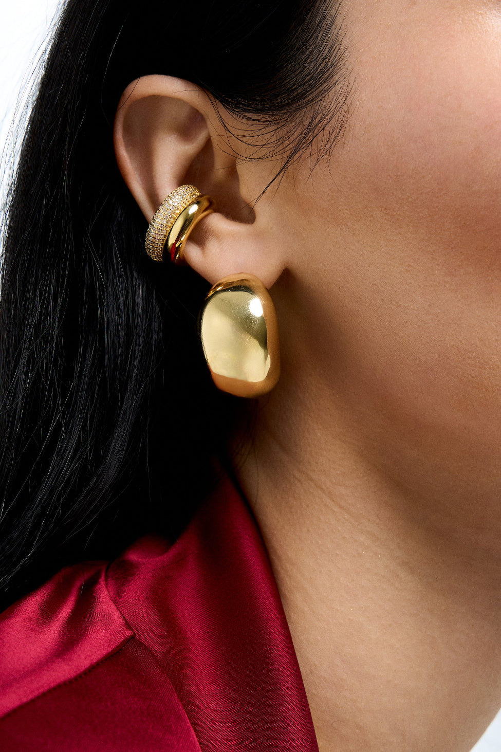 【HYERES LOR】24FW★ Claw Silver (W) Half Pave Ear Cuff 41PYrBINVpL._QL92_SH45_SS200_.jpg
