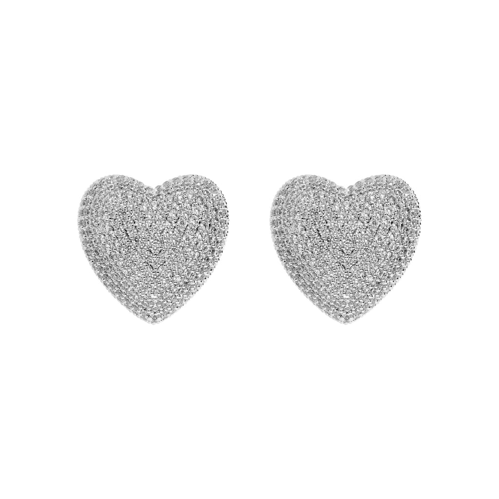 Pave Amor Earrings – Joolz by Martha Calvo
