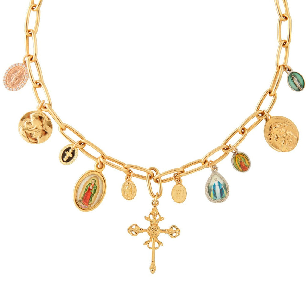 joolz by martha calvo dupe Sanctus Necklace