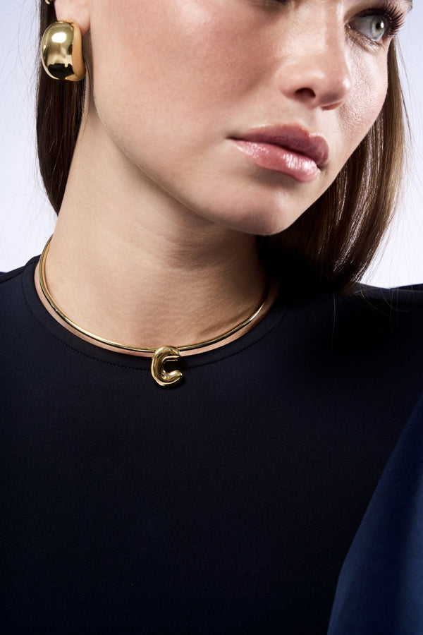 Bubble Letter Choker
