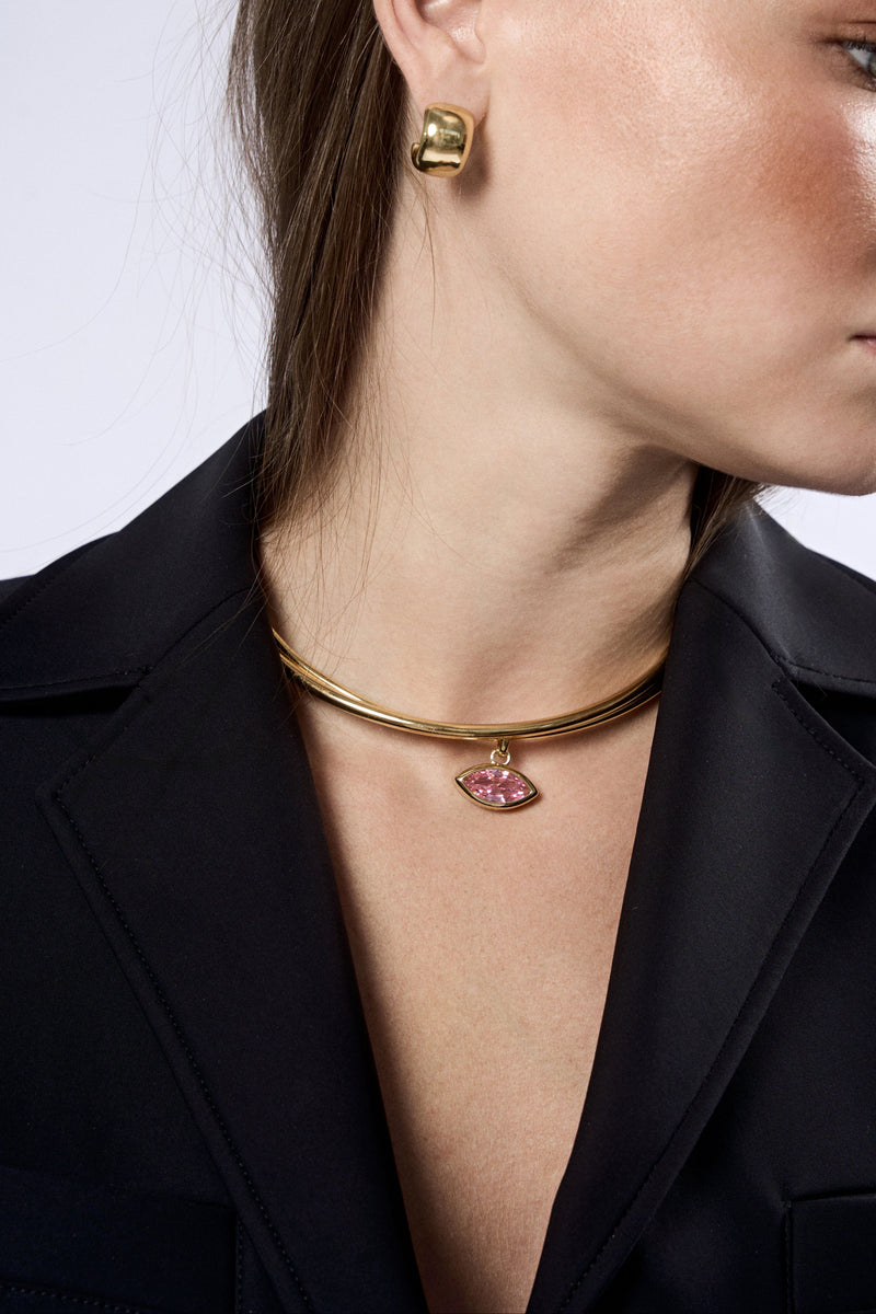 Pink Sapphire Protection Choker