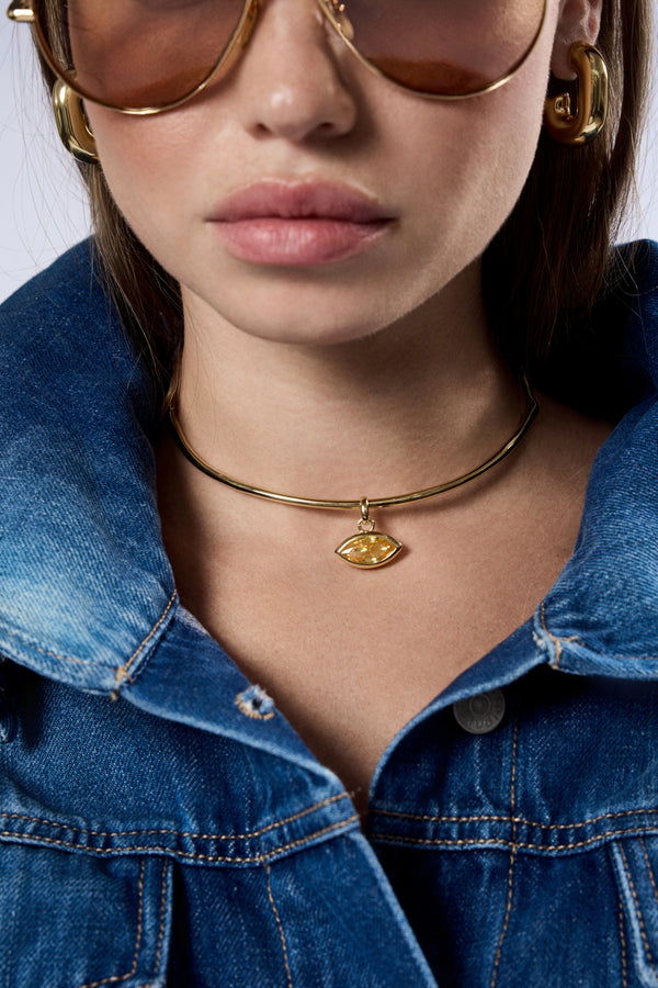 Citrine Protection Choker