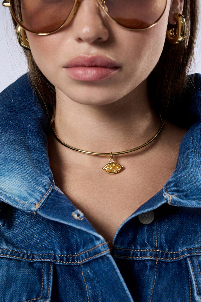 Citrine Protection Choker