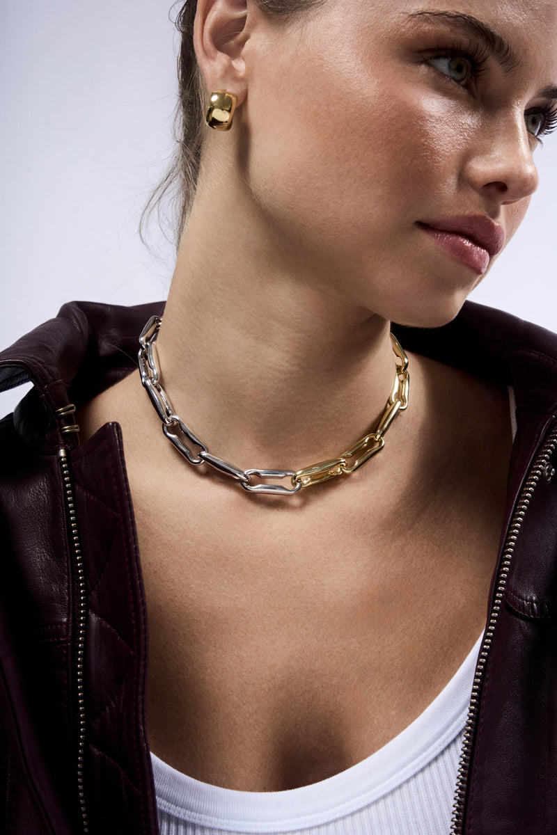 Two Tone Lexington Necklace