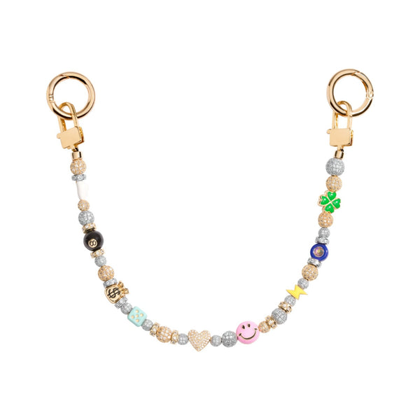 joolz by martha calvo dupe Martha Calvo Women's Rhapsody Beaded Bag Charm | Gold