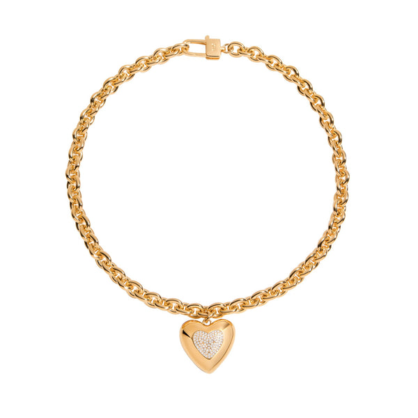 Amor Pave Necklace