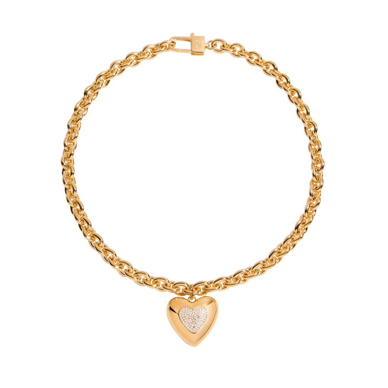 Amor Pave Necklace