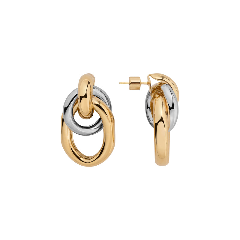 Two Tone Ami Earrings