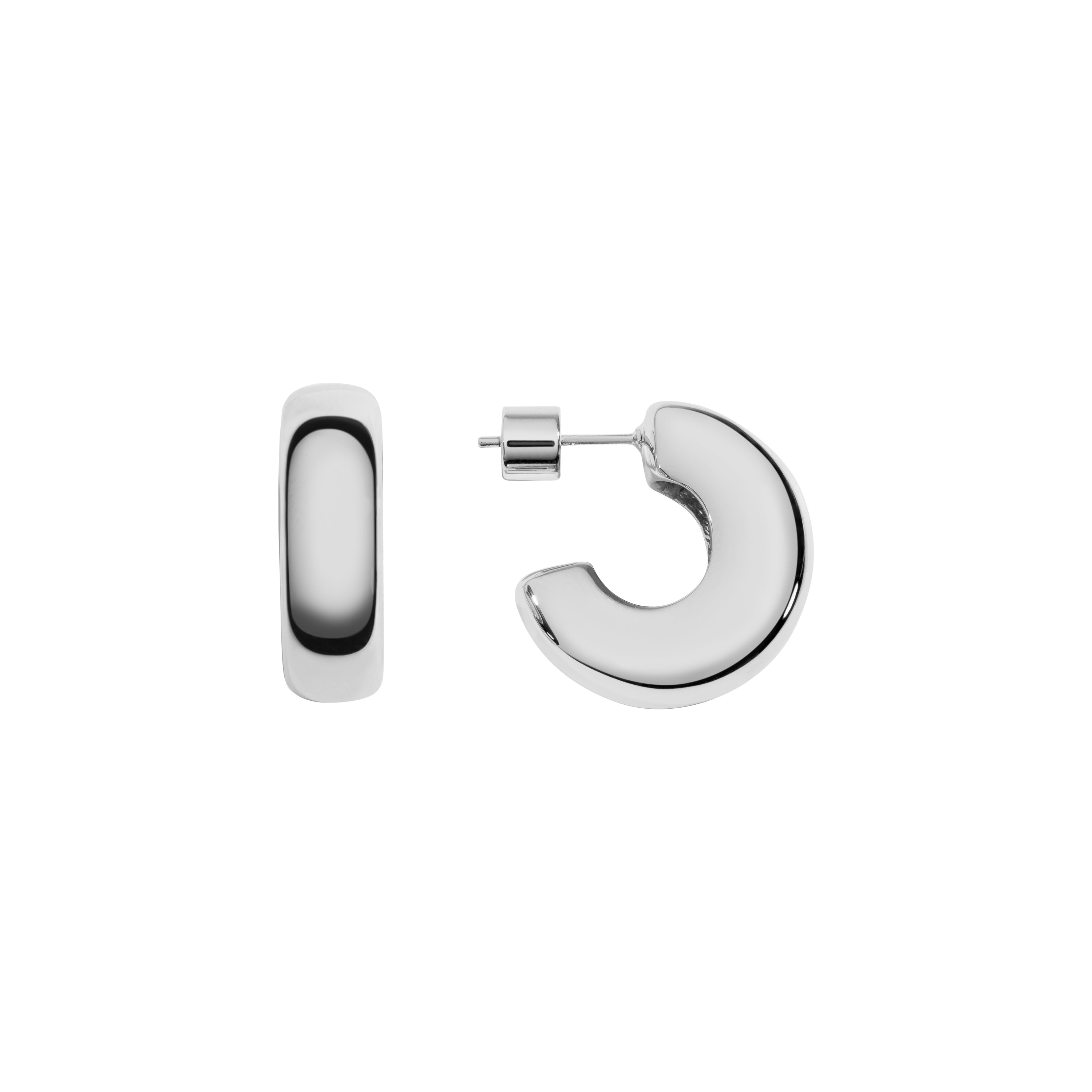Rhodium Liv Earrings