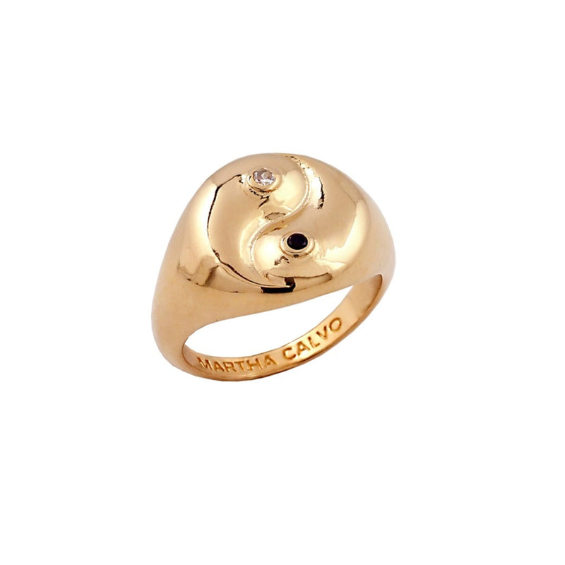 Yin and Yang Signet Ring – Joolz by Martha Calvo