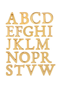 Pearl and Chain Initial Necklace